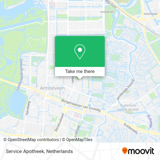Service Apotheek map