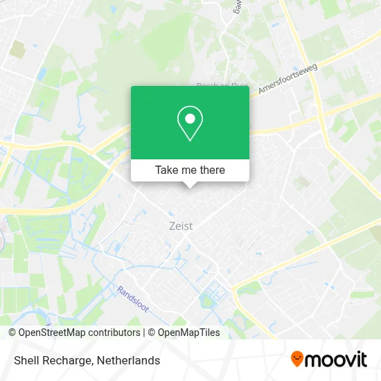 Shell Recharge map