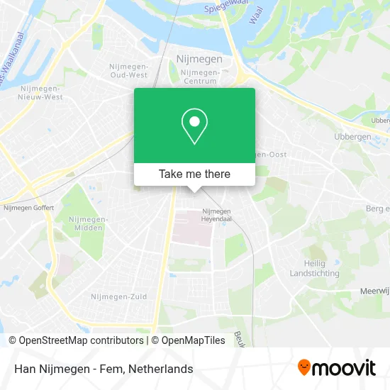 Han Nijmegen - Fem map