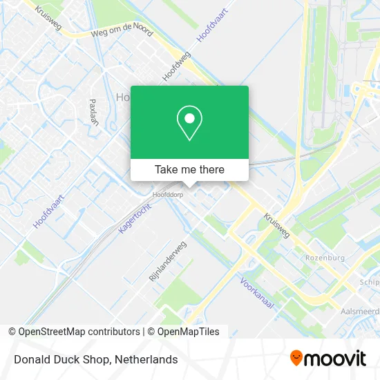 Donald Duck Shop map