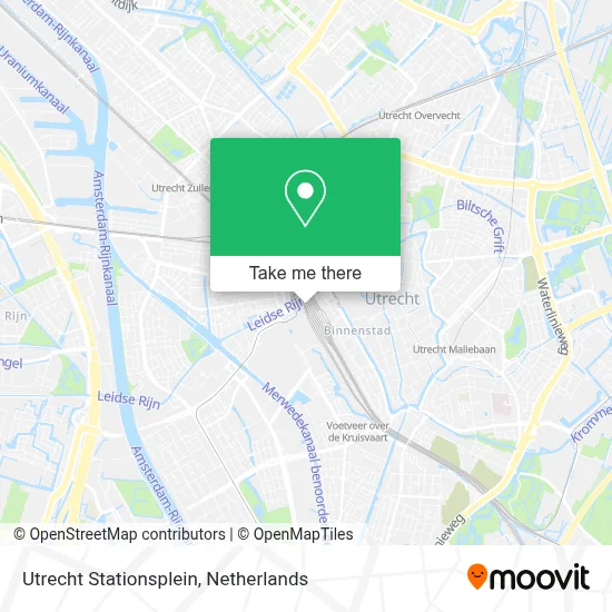 Utrecht Stationsplein map