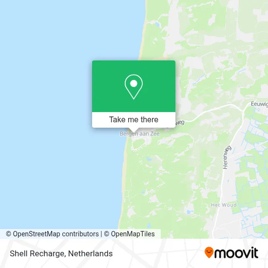 Shell Recharge map