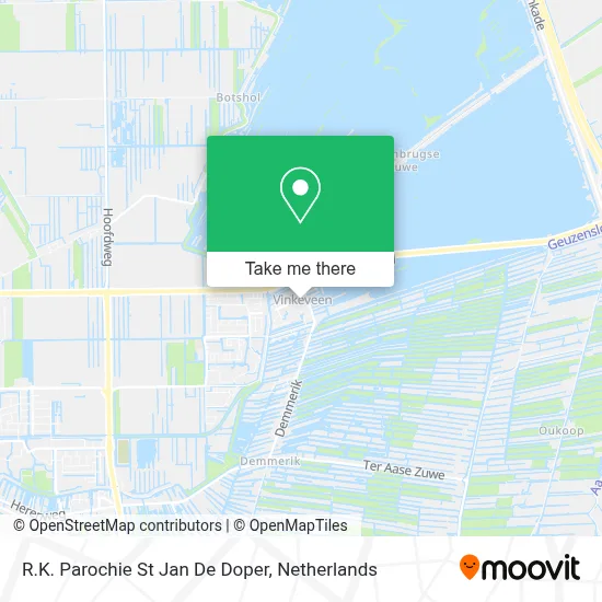 R.K. Parochie St Jan De Doper map