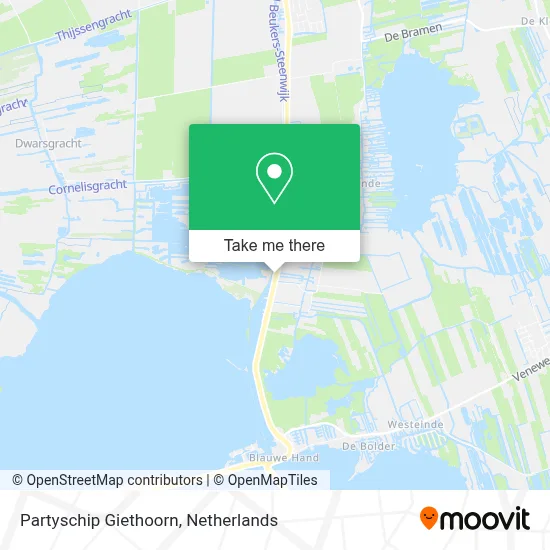 Partyschip Giethoorn map