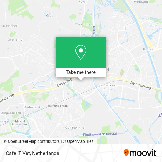 Cafe 'T Vat map