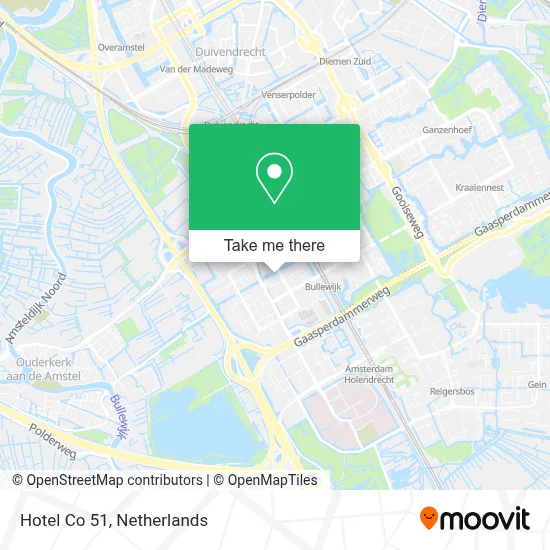 Hotel Co 51 map