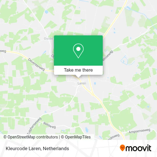 Kleurcode Laren map