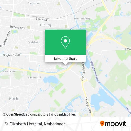 St Elizabeth Hospital map