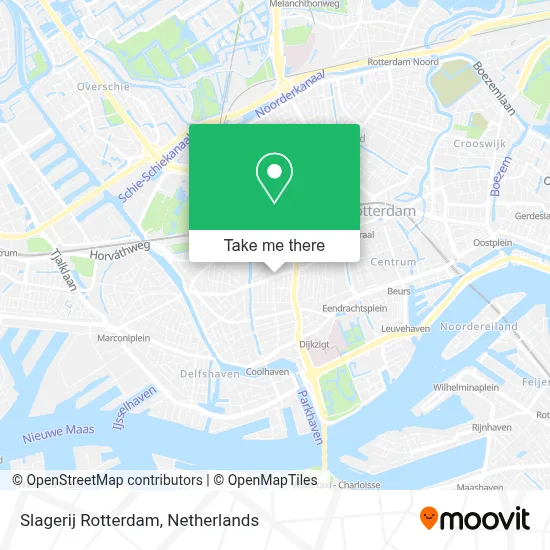 Slagerij Rotterdam map