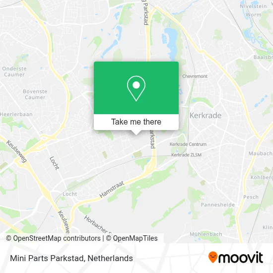 Mini Parts Parkstad map
