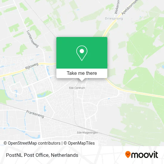 Postnl Postkantoor map