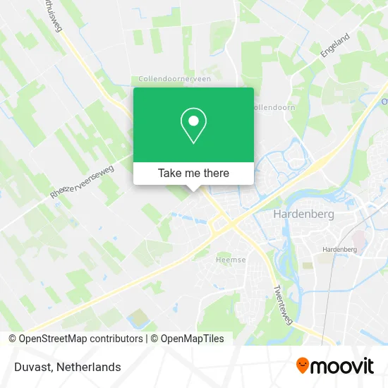 Duvast map