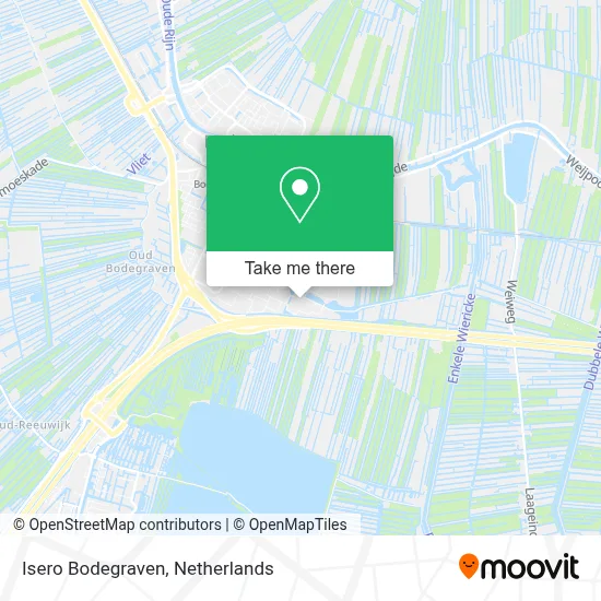 Isero Bodegraven map