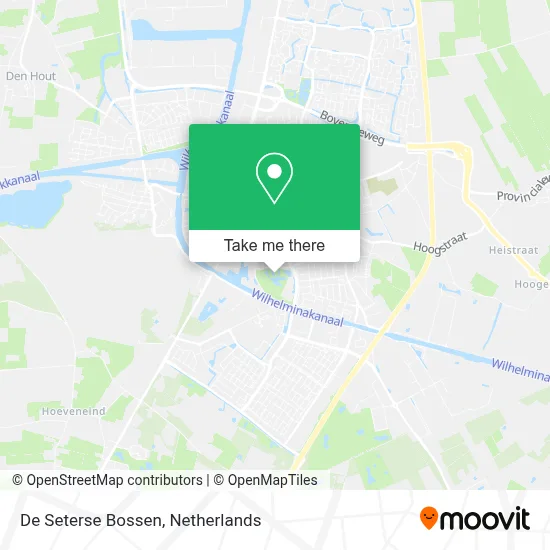 De Seterse Bossen map