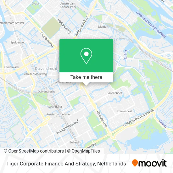 Tiger Corporate Finance And Strategy map