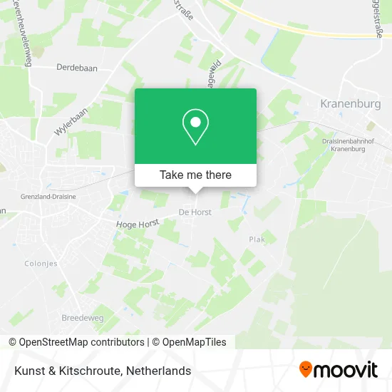 Kunst & Kitschroute map