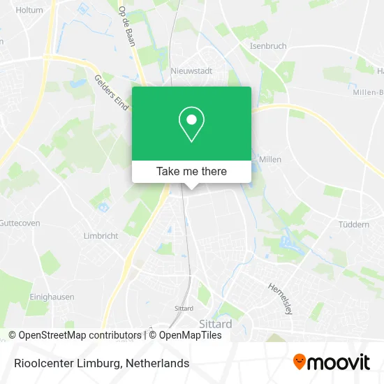 Rioolcenter Limburg map