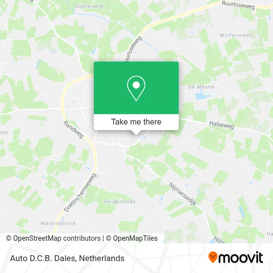 Auto D.C.B. Dales map