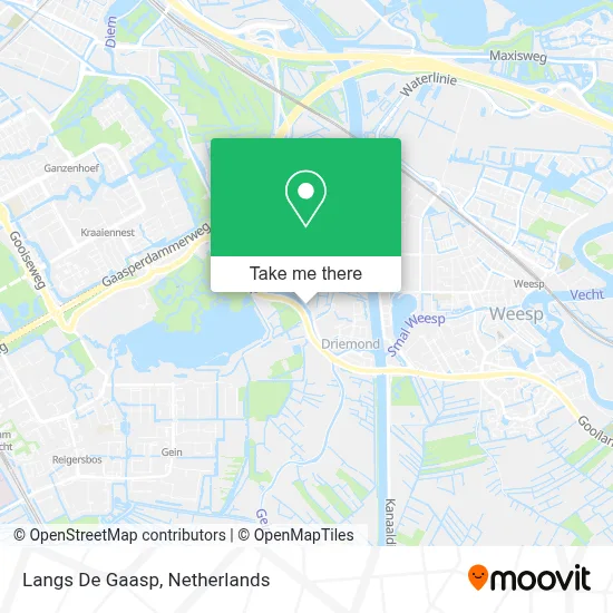 Langs De Gaasp map