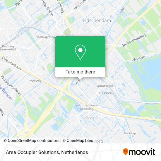 Area Occupier Solutions map