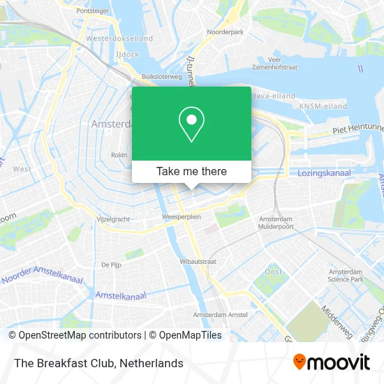The Breakfast Club map