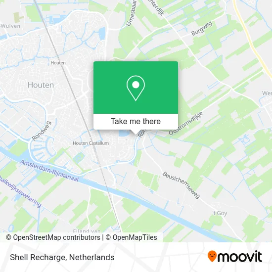Shell Recharge map