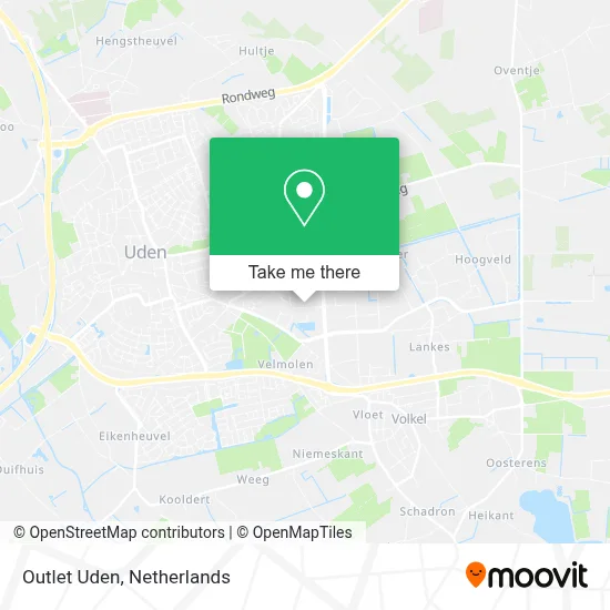 Outlet Uden map