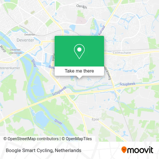 Boogle Smart Cycling Karte