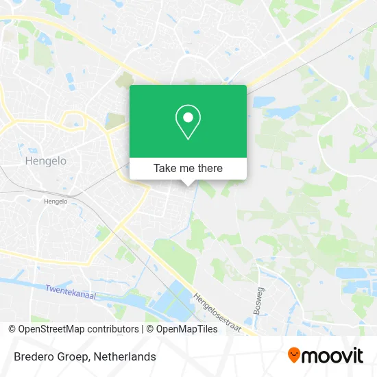 Bredero Groep map