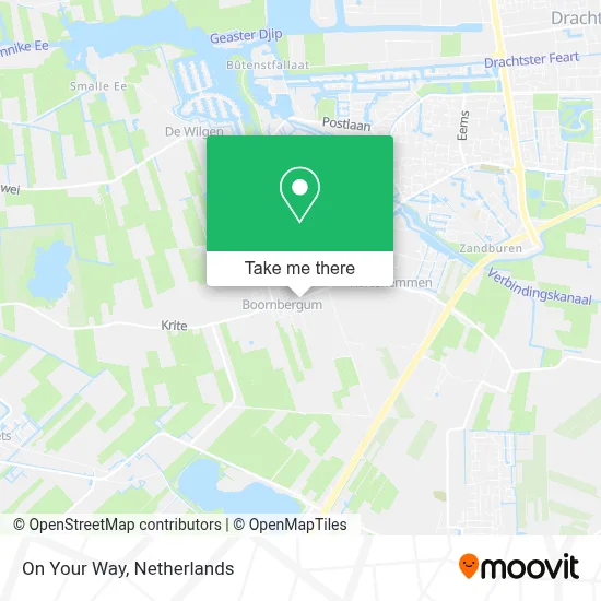 On Your Way map