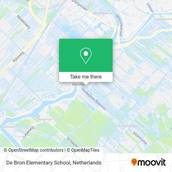 Basisschool De Bron map