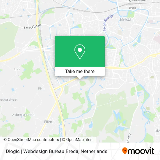 Dlogic | Webdesign Bureau Breda map
