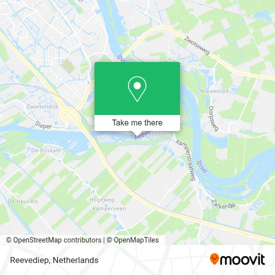 Reevediep map