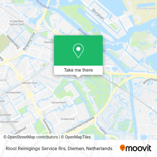 Riool Reinigings Service Rrs, Diemen map