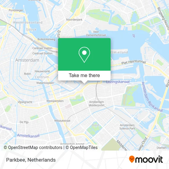 Parkbee map