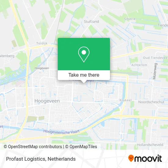 Profast Logistics map