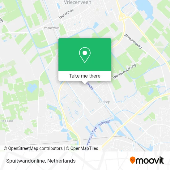 Spuitwandonline map