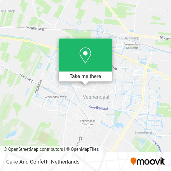 Cake And Confetti map