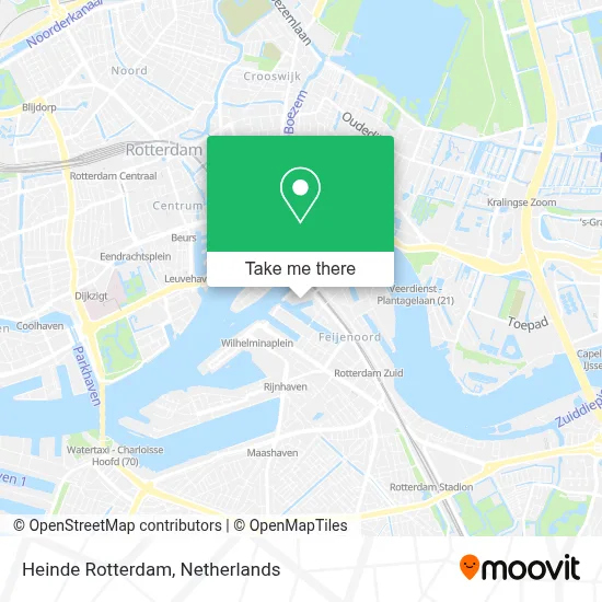 Heinde Rotterdam map