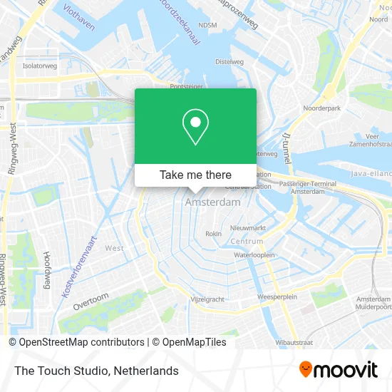 The Touch Studio map