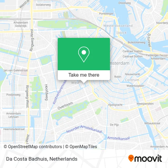 Da Costa Badhuis Karte