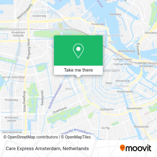 Care Express Amsterdam map