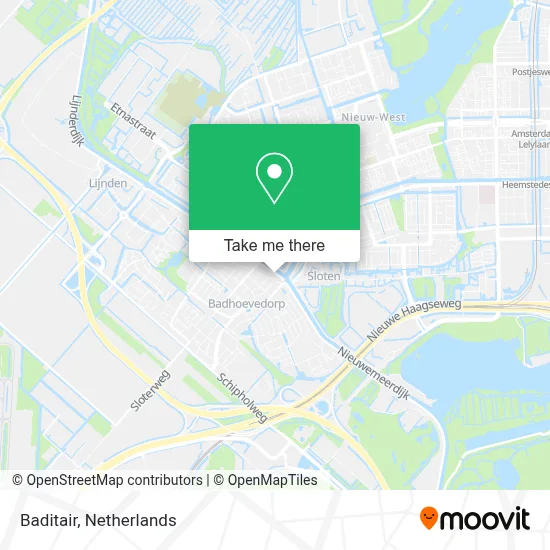 Baditair map