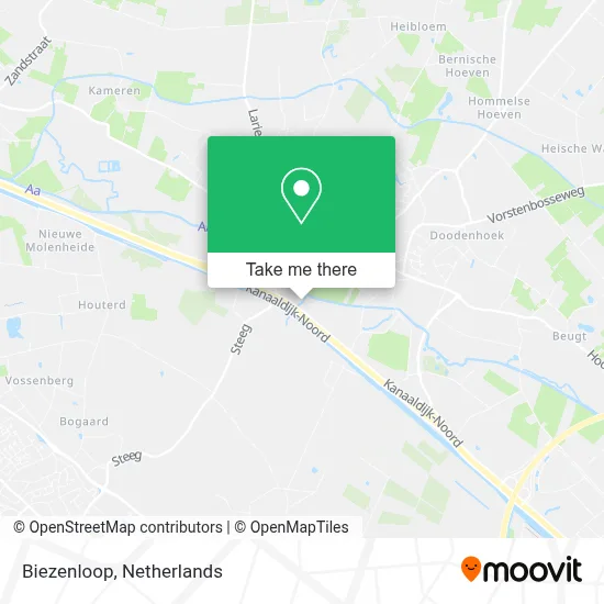 Biezenloop map