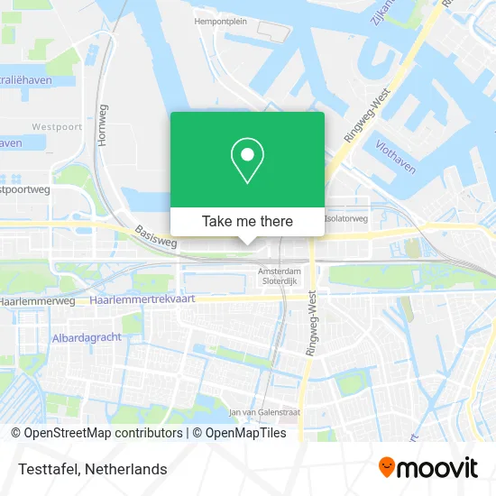 Testtafel map