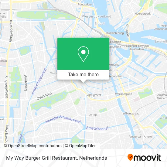 My Way Burger Grill Restaurant map