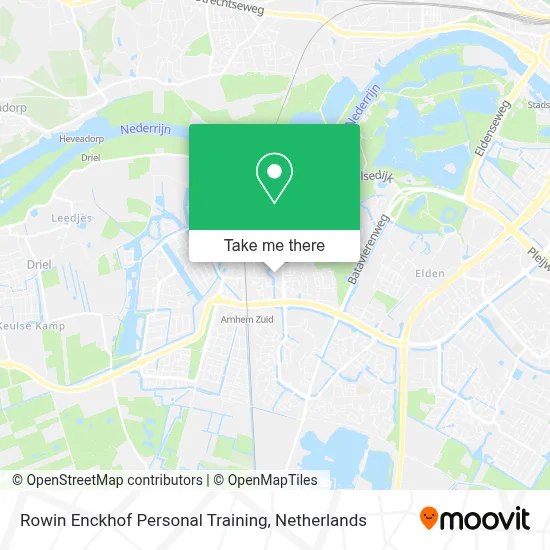 Rowin Enckhof Personal Training map