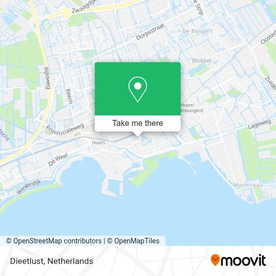 Dieetlust map