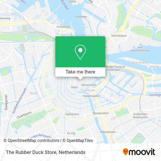 The Rubber Duck Store map