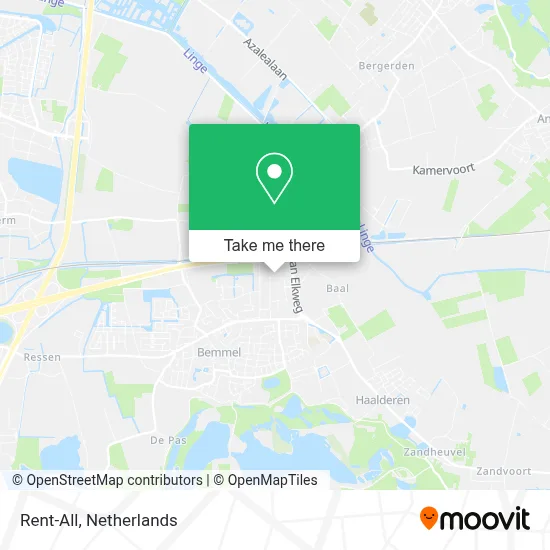 Rent-All map